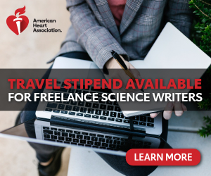 American Heart Association travel stipend for freelance science writers