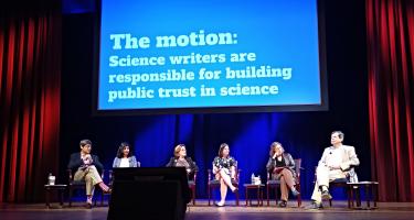 ScienceWriters 2018 panel: In the Trump era, whose job is it to build public trust in science?