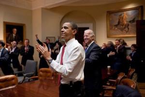 Obamacare passes the House. March 10, 2010