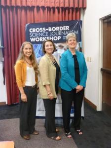 Workshop organizers Genevive Bjorn, Lynne Friedmann, and S. Lynne Walker.<br>Courtesy of Lynne Friedmann