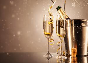 Champagne image via Shutterstock