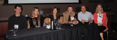 Left to right: David Dobbs, Paige Williams, Hillary Rosner, Tom Zoellner, Mark Schrope, Jill Adams