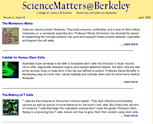 ScienceMatters index page