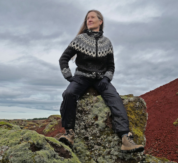 Nancy Marie Brown in Iceland